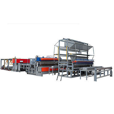 Servo Motor 3-6mm Fence Mesh Welding Machine PLC Programming Control