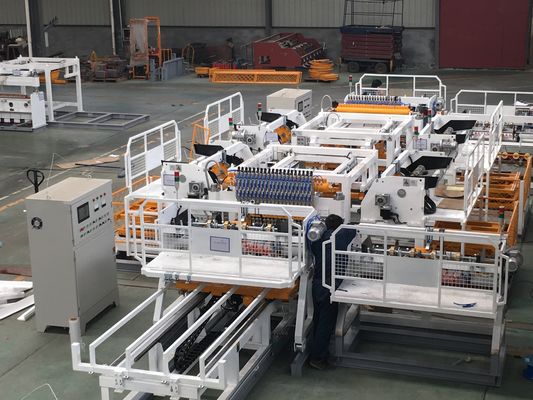 Fully 500mm Automatic Wire Mesh Welding Machine For Goods Pallet Rack Solution